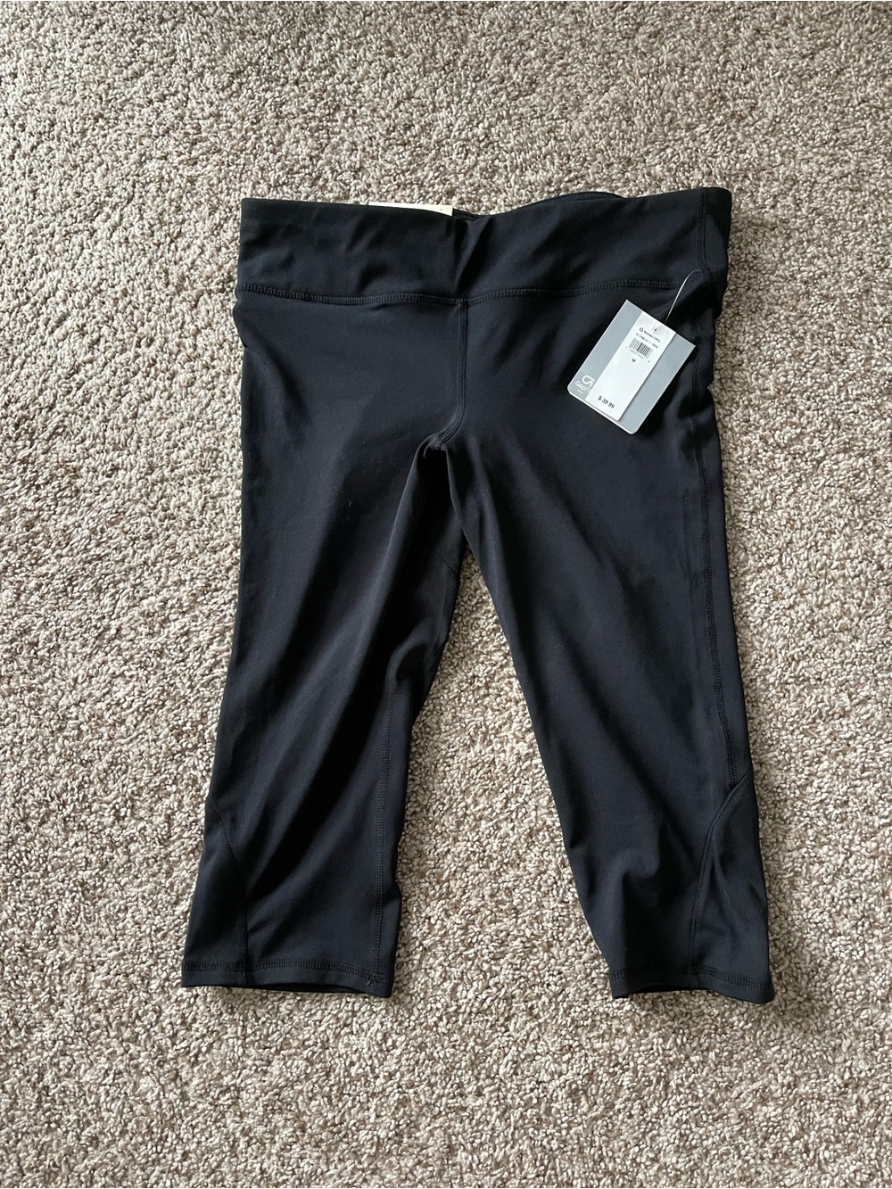 Black Active Capri Leggings